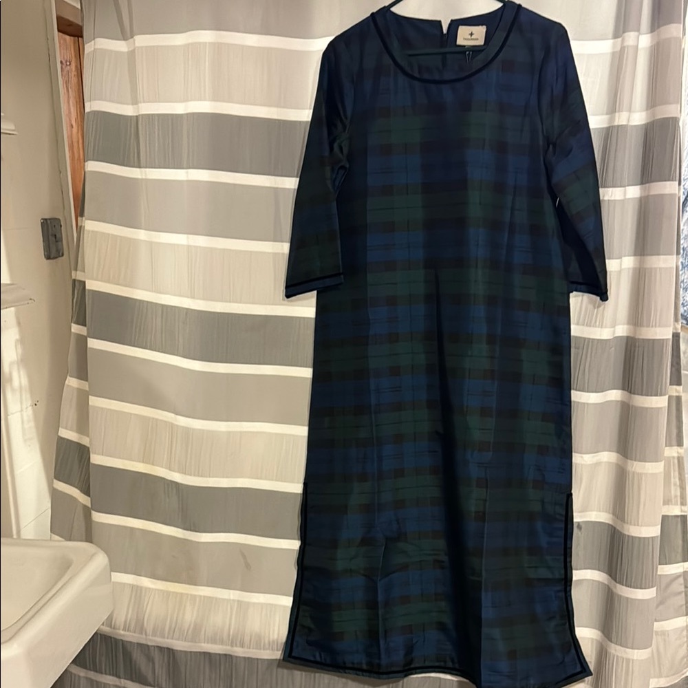 Tuckernuck Blue Green Sheath Dress
